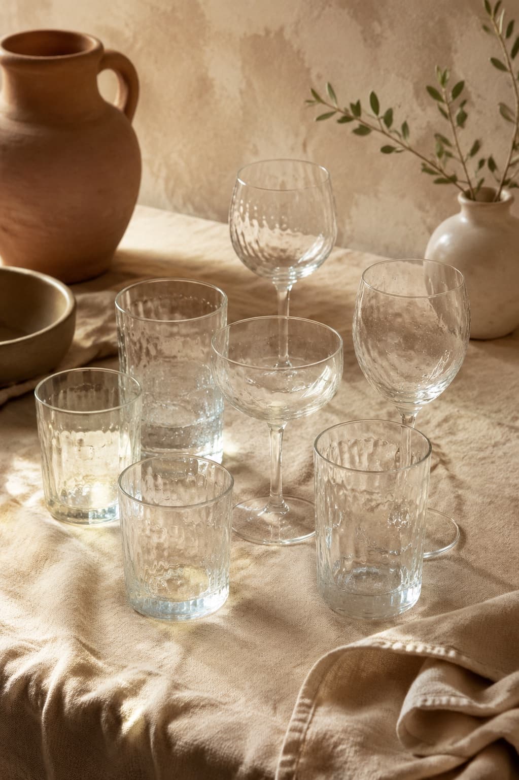Glass Tumbler Set